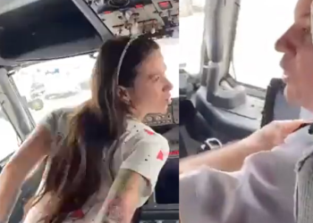 A funkeira estava em um jatinho particular. Foto: Reprodução