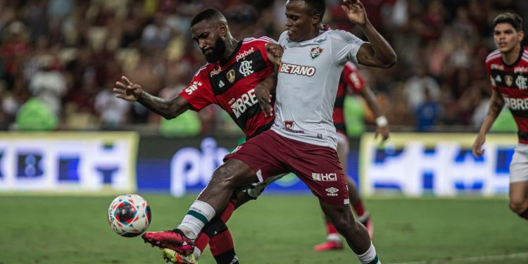 Rio de Janeiro, RJ - Brasil - 08/03/2023 - Maracanã - Campeonato Carioca, décima rodada, jogo entre Fluminense x Flamengo.
FOTO DE MARCELO GONÇALVES / FLUMINENSE FC


IMPORTANTE: Imagem destinada a uso institucional e divulga磯, seu uso comercial estᠶetado incondicionalmente por seu autor e o Fluminense Football Club.

IMPORTANT: Image intended for institutional use and distribution. Commercial use is prohibited unconditionally by its author and Fluminense Football Club.

IMPORTANTE: Im᧥n para uso solamente institucional y distribuici㮮 El uso comercial es prohibido por su autor y por el Fluminense Football Club