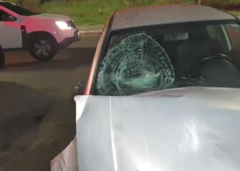 A vítima de 34 anos foi atendida pelo Samu. Foto: Reprodução