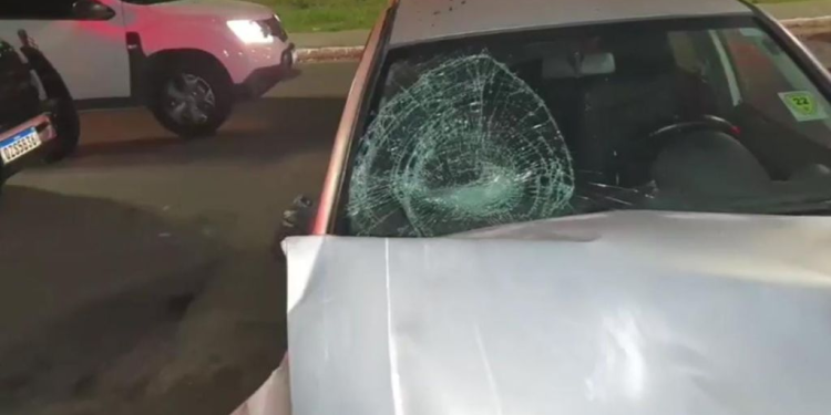 A vítima de 34 anos foi atendida pelo Samu. Foto: Reprodução