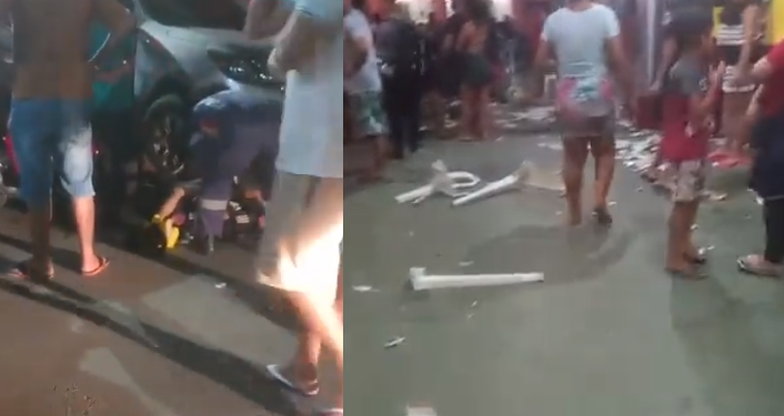 O acidente aconteceu neste sábado (3) e o homem foi preso. Foto: Reprodução