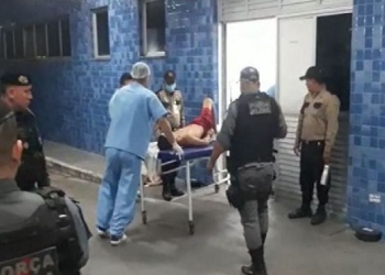 O homem chegou a ser levado ao Platão Araújo, mas não resistiu. Foto: Reprodução