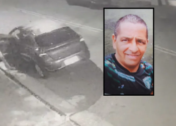 O homem estava entrando no próprio carro. Foto: Reprodução