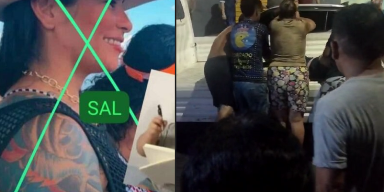 A mulher chegou a ser socorrida, mas não resistiu. Foto: Reprodução