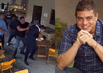 Toda a ação foi filmada por câmeras do estabelecimento. Foto: Reprodução