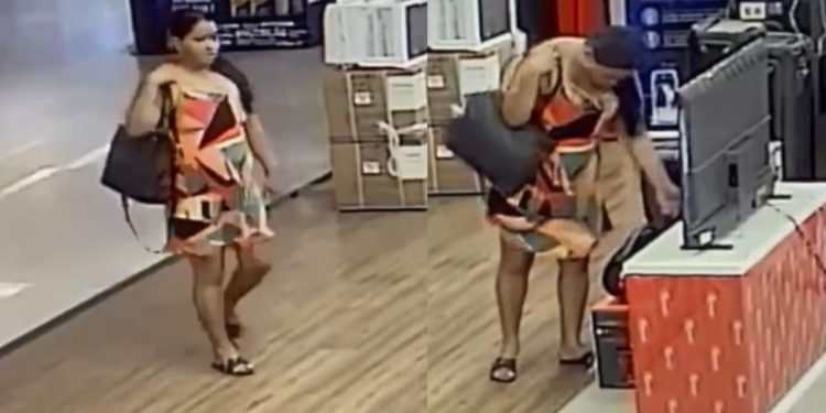 A mulher está sendo procurada pela Polícia Civil. Foto: Reprodução