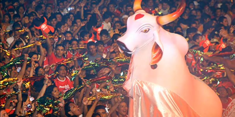 Mais cedo, por meio de ofício, o presidente do Garantido disse que o boi estava com problemas financeiros. Foto: Reprodução