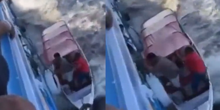 Os brincantes dão todo tipo de jeito para não perder o barco. Foto: Reprodução