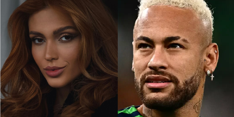 Neymar assumiu que se relacionou com ela. Foto: Reprodução
