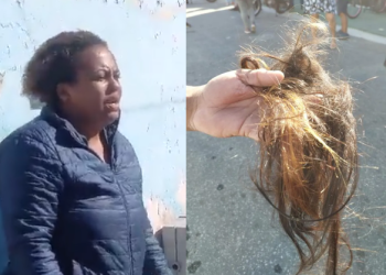 A mulher foi presa em flagrante. Foto: Reprodução