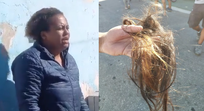 A mulher foi presa em flagrante. Foto: Reprodução