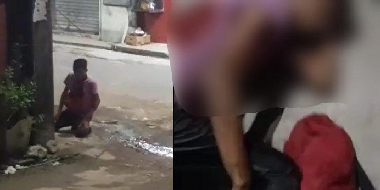 O homem morreu antes do Samu chegar. Foto: Reprodução