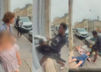 As imagens viralizaram nas redes sociais pela violência. Foto: Reprodução