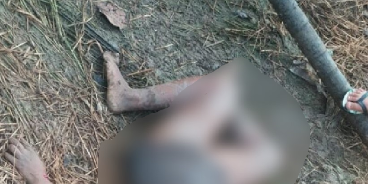 Crime brutal em Tabatinga. A jovem seria supostamente uma adolescente de 15 a 18 anos. Foto: Reprodução