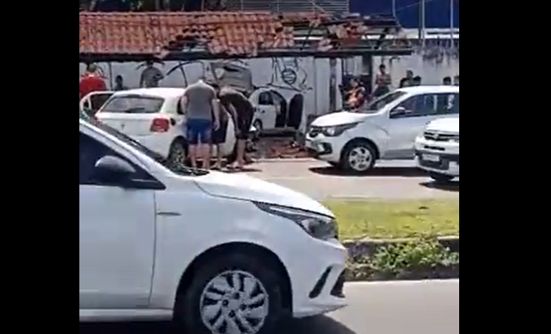 O acidente ocorreu nesta tarde. Foto: Reprodução