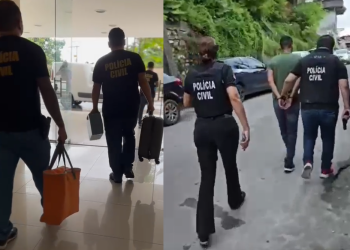 Ao todo foram cumpridos 19 mandados, sendo 14 em Manaus e 5 nos estados do Rio de Janeiro, Sergipe e Santa Catarina. Foto: Reprodução/PC-AM