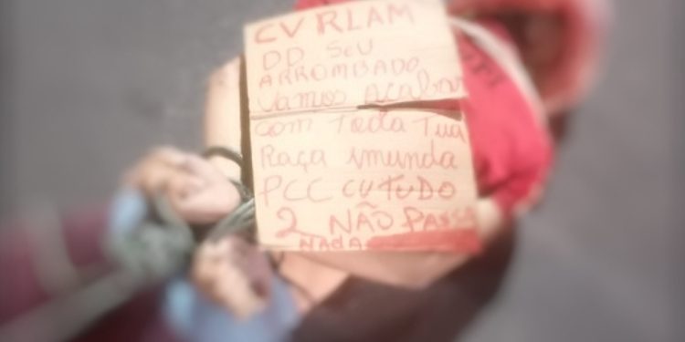 O homem foi asfixiado até a morte. Foto: Reprodução