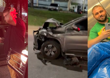 O empresário estaria dirigindo em alta velocidade. Foto: Reprodução