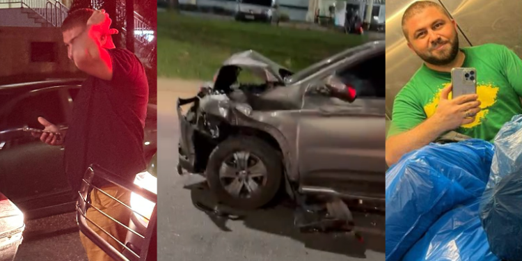 O empresário estaria dirigindo em alta velocidade. Foto: Reprodução