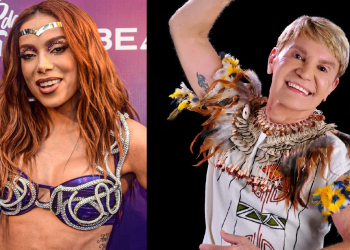 A cantora ainda cantarolou os versos do hit famoso. Foto: Reprodução