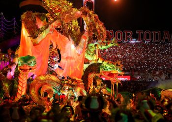 O Boi do Povão volta a abrir o Festival Folclórico de Parintins neste domingo (02/07). Foto: Lucas Silva/Secom