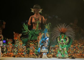 O bumbá foi campeão em 2022 e busca o bicampeonato. Foto: Alex Pazuello/Secom