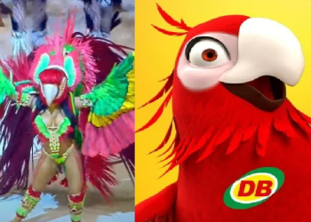 A comparação logo foi feita nas redes sociais. Foto: Reprodução