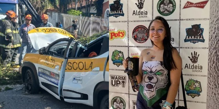 A jovem conseguiu uma vaga em Medicina em 2021. Foto: Reprodução