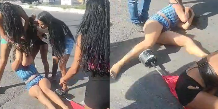 A briga aconteceu na manhã deste sábado (15). Foto: Reprodução