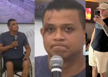 O homem disse ainda que teve perda total da moto. Foto: Reprodução