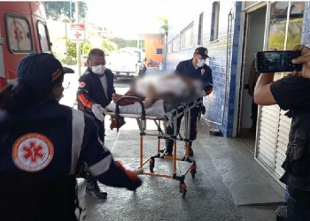 O homem foi encaminhado ao Platão Araújo. Foto: Reprodução