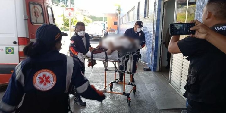 O homem foi encaminhado ao Platão Araújo. Foto: Reprodução