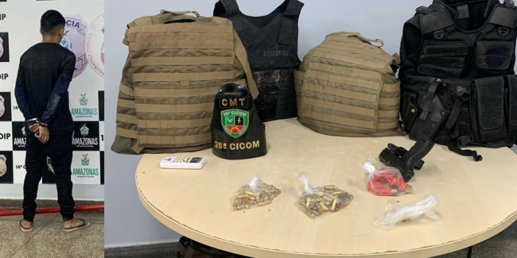 Vários munições foram apreendidas. Foto: Reprodução