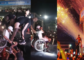 O show lotou e aconteceu na avenida das Torres. Foto: Reprodução