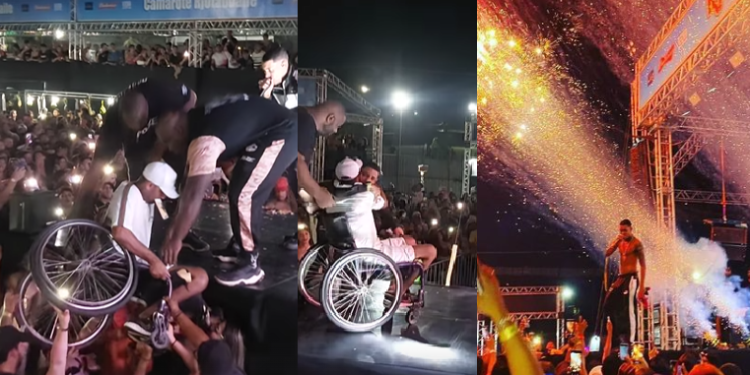 O show lotou e aconteceu na avenida das Torres. Foto: Reprodução