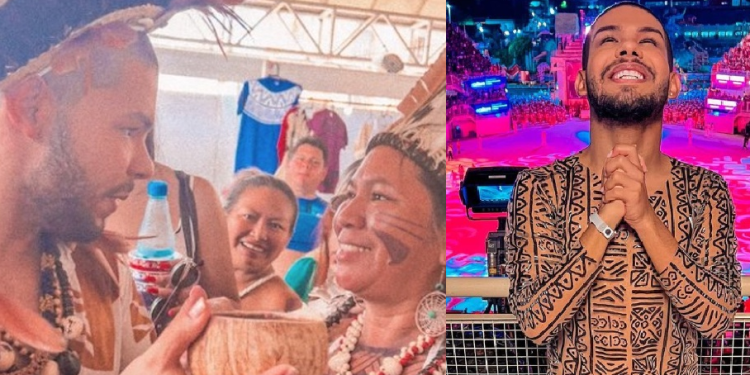 O ex-BBB participou pela segunda vez do festival. Foto: Reprodução