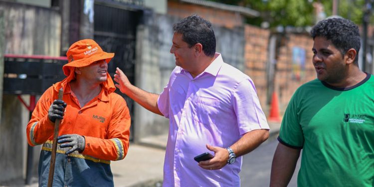 O lançamento ocorreu na manhã desta quinta-feira (10), no bairro Cidade de Deus, Zona Norte da cidade. Foto: Diego Caja – Dicom/CMM