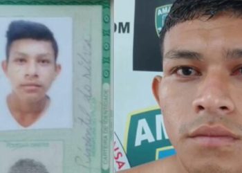 Tiago Pimentel da Silva, 23 anos, foi baleado. Foto: Divulgação/PC-AM