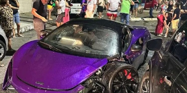 O acidente viralizou nas redes sociais. Foto: Reprodução