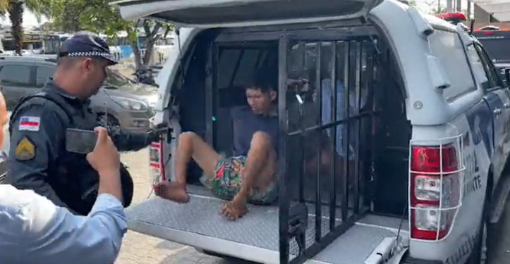 China foi levado até a delegacia. Foto: Reprodução