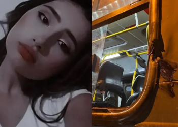 A adolescente tinha apenas 13 anos e estava dando tchau para os amigos. Foto: Reprodução