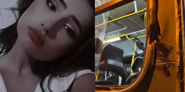 A adolescente tinha apenas 13 anos e estava dando tchau para os amigos. Foto: Reprodução