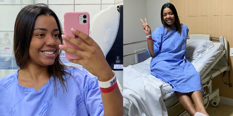 Paloma tem 22 anos e já tem uma filha. Foto: Reprodução