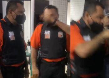 A direção pediu a substituição do vigilante. Foto: Reprodução