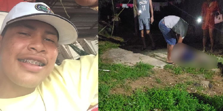 O adolescente já estava do lado de casa. Foto: Reprodução