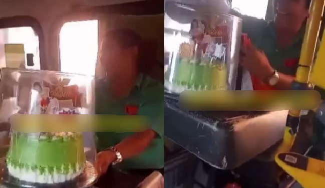 Ela ganhou bolo decoradora e muitos presentinhos. Foto: Reprodução