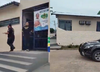 O celular e o notebook do professor foram apreendidos. Foto: Reprodução