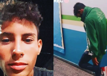 Vitor Rafael Chaves Batista foi preso em flagrante após o crime. Foto: Reprodução