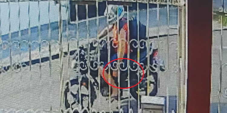 João Paulo Nogueira da Silva é o homem que aparece na câmera. Foto: Reprodução/PC-AM