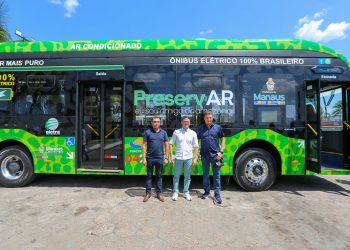 O veículo, carinhosamente batizado como ‘PreservAR’, irá funcionar na linha 125. Foto: Thiago Fernando / Semcom